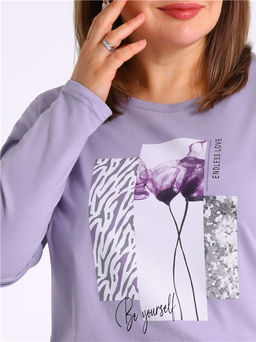 лонгслив 1ЖДЛД4037001 - Апрель фото 4