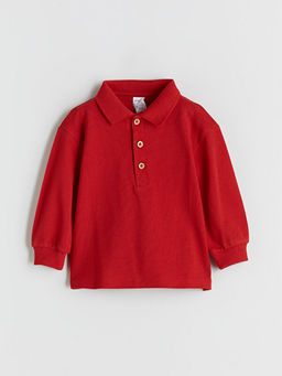 Polo Yaka Erkek Bebek Ti??rt ve Pantolon 2li