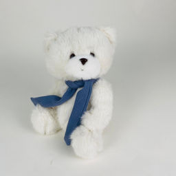 Мягкая игрушка Мишка белый в шарфе 25 см (арт. 1112/25) - Storyland фото 4