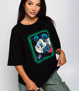 Футболка #БШ2454, чёрный - Dommod фото 5