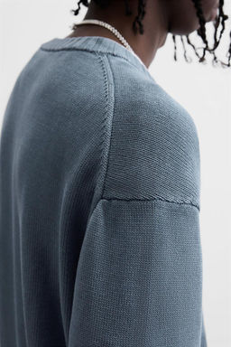TEXTURED WASHED SWEATER - Zara фото 6