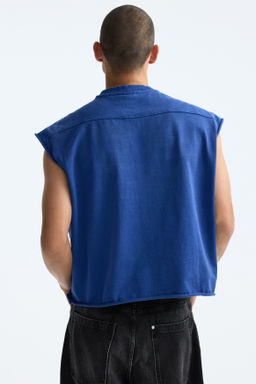 Camiseta sin mangas boxy Oversized Fit - H&m фото 11