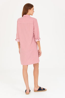 U. S. Polo Assn Женское красное тканое платье - U.s. polo assn фото 5