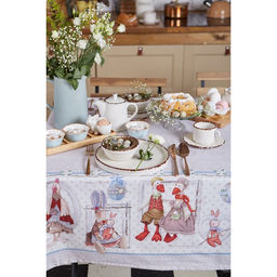 Скатерть Этель Пасхальные Тильды 110х147 см, 100% хл, саржа 190 гр/м2  фото 8