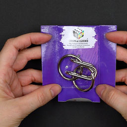 DELFBRICK DLM-22 Головоломка металлическая 1 шт Кольца 3 элемент