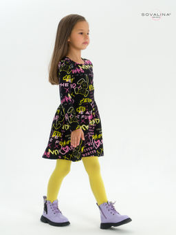 Платье Эля неоновые мишки - Sovalina фото 19