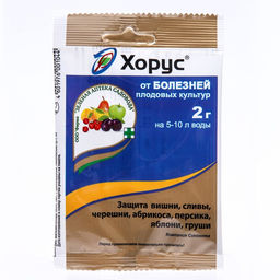 Цена за 5 шт. Препарат от основных болезней плодовых культур Хорус 2 г