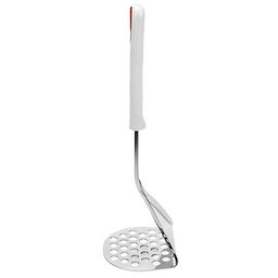Премьера Картофелемялка из нержавеющей стали 8х7см, пластмассовая ручка 20см (Россия) - Домашняя мода фото 3