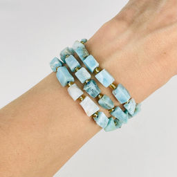 Бусины для украшений из Ларимара