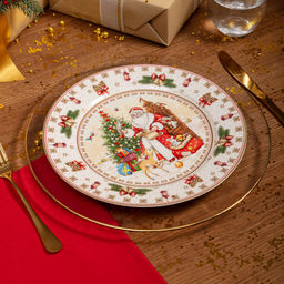 ТАРЕЛКА ОБЕДЕННАЯ LEFARD ДЕД МОРОЗ 27 СМ  фото 6