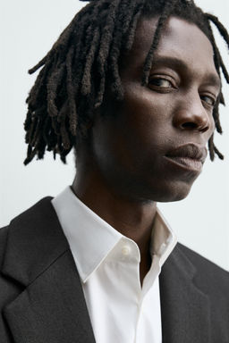 WOOL BLEND TEXTURED SUIT BLAZER - Zara фото 6