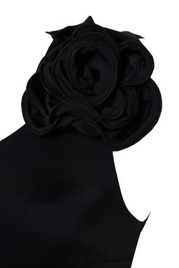 Siyah Aplike Detayl? Tek Omuz Kapl? Brazilian Mayo TBESS23MA00401