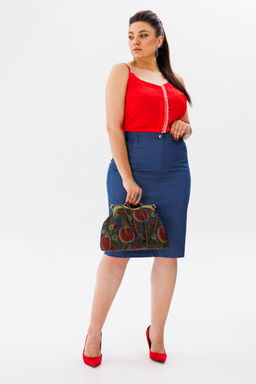 Юбка ANELLI 1410 туманная заря  фото 7