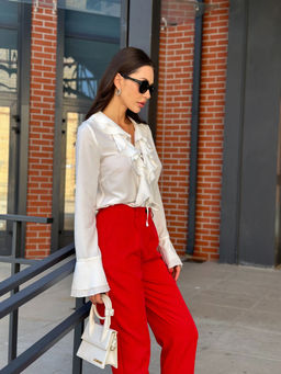 Блуза AURA 2167-164 белый  фото 5