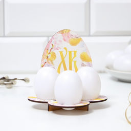 Подставка на 3 яйца Яйцо 12,8х12,2х10,6 - Семейные традиции фото 2