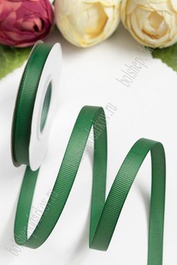 Лента репсовая 1 см*20 ярд "1 сорт" (SF-1346) зеленый №224