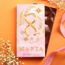 Шоколад молочный 8 марта, 70 г