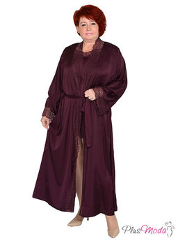 Халат Модель №1594 размеры 44-84 - Plusmoda фото 4