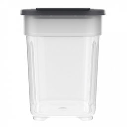 Контейнер для сыпучих продуктов 1л, 17х8,5х10,5см, полипропилен, графит (Россия) - Домашняя мода фото 5