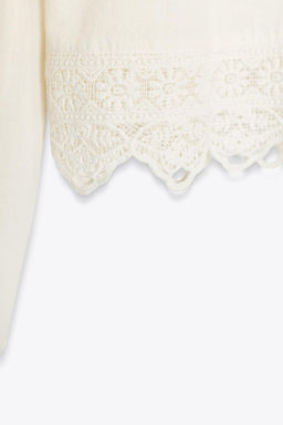 ZW COLLECTION EMBROIDERED SHIRT - Zara фото 9