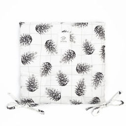 Сидушка на стул Этель Merry Christmas 42х42см, 100% хлопок, саржа 190 г/м2  фото 4