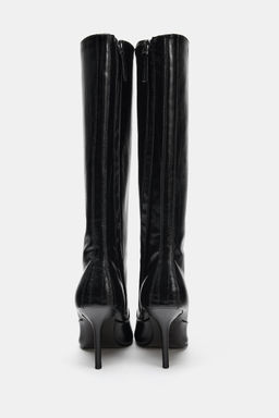 ENGRAVED HEEL BOOTS - Zara фото 5