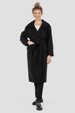 01-11896 Пальто женское демисезонное (пояс) - El podio фото 2