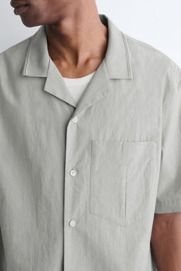 CAMISA DE ALGOD?N CON CUELLO ABIERTO - H&m фото 7
