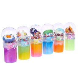 Лизун «Звери» с игрушкой, цвета МИКС