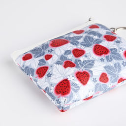 Кошелёк на молнии, цвет белый/серый/красный - Simaland фото 2