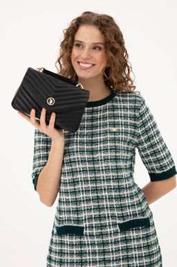 Женская черная сумка на плечо с ремешком-цепочкой Неожиданная скидка в корзине - U.s. polo assn фото 2