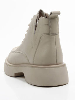 01-XKL22-107R LT. BEIGE Ботинки демисезонные женские (натуральная кожа, байка)