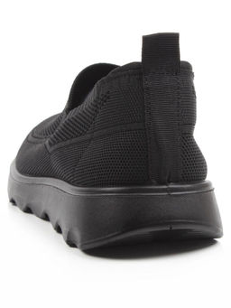 05-TEX-D03-07 BLACK Полуботинки спортивные летние мужские (текстиль)