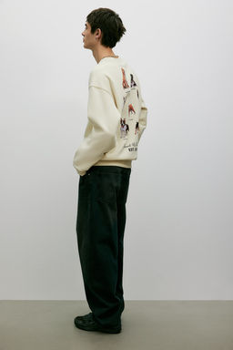 Sudadera con estampado Loose Fit - H&m фото 5