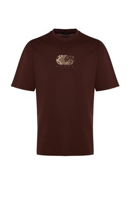 TRENDYOL MAN Siyah Oversize/Genis Kesim Bask?l? %100 Pamuklu T-Shirt TMNSS23TS00261 - Trendyolmilla фото 19