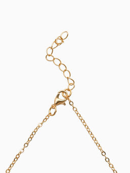 Бусы с кулоном детские «Выбражулька. Альпака», бисер, 41 см, белые в золоте