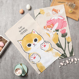 Набор полотенец кух. Доляна Happy Spring 35х60см-2шт, 100% хл фото 2