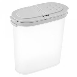 Контейнер для специй пластмассовый 270мл, 10х5х10,5см, смоки (Россия)