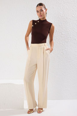 Trendyolmilla Siyah Aksesuar Detayl? Orme S?k Bluz TPRSS25BZ00020  фото 2