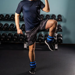 Утяжелители ONLYTOP, 2 шт. × 1.5 кг, цвет синий