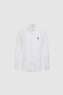 Erkek Beyaz Uzun Kollu Basic G_mlek - U.s. polo assn фото 7