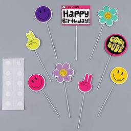 Топпер картон на подложке с проволокой Стикеры - Страна карнавалия фото 6