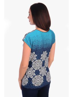 Деми футболка женская (голубой)* - Lovetex фото 5