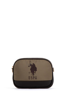 Женская стеганая сумка через плечо цвета хаки - U.s. polo assn фото 3