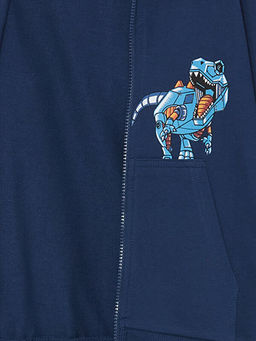 Rahat Kal?p Kap??onlu Erkek ?ocuk Fermuarl? Sweatshirt - Waikiki фото 2