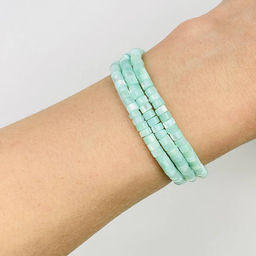 Бусины для украшений из Перламутра (155 бусин) 39 см