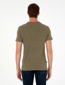 Haki Slim Fit Basic Ti__rt