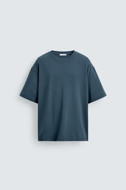 CAMISETA RELAXED FIT PARCHE / Azul - Zara фото 6