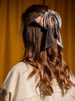 Шелковая резинка-платок BANTP006 - Sahar art lab фото 4