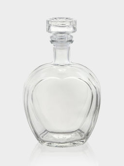 Цена за 15 шт. Графин-штоф «Сердце», 497 мл, стекло, прозрачный